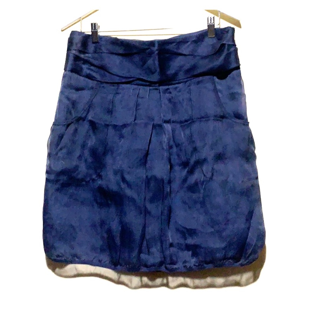 NWT GUNEX Navy Skirt. Sz 46